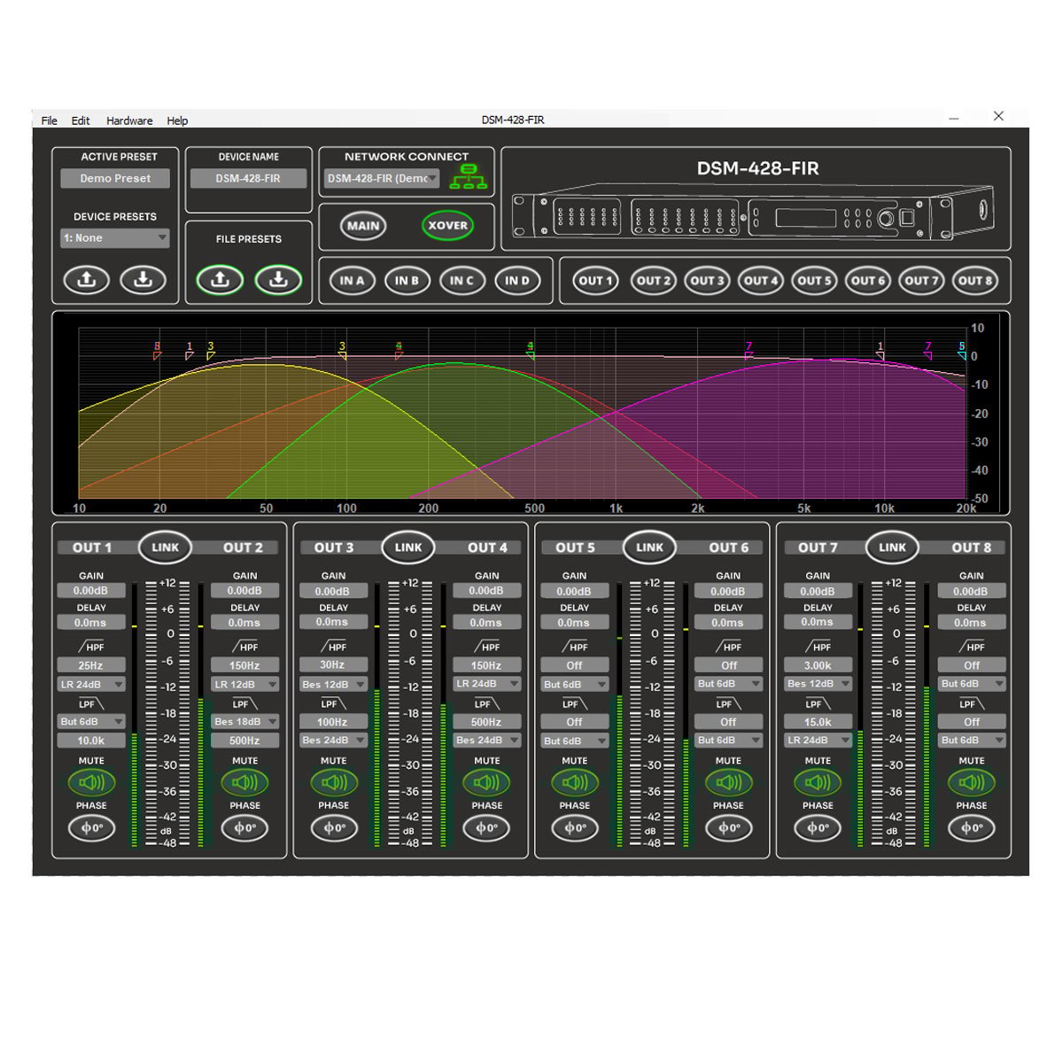 DSP 4Acoustic  DSM428-FIR