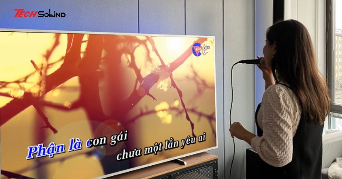 hat karaoke tren tivi khong can amply 3