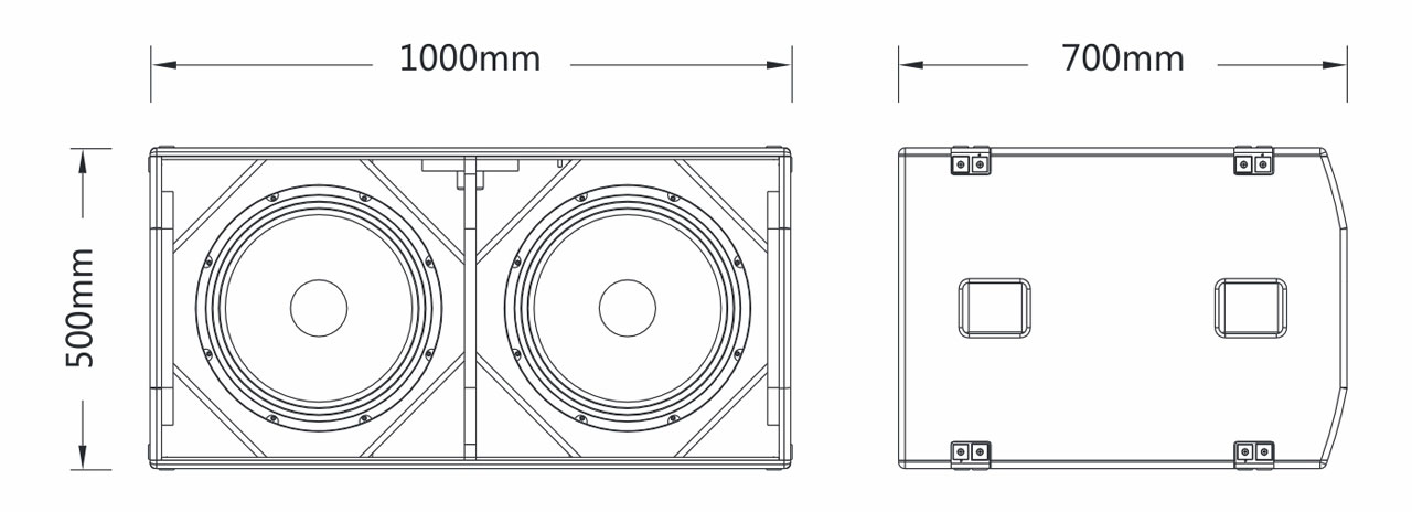 hinh anh Loa subwoofer Passive Verity SUB215 so 2