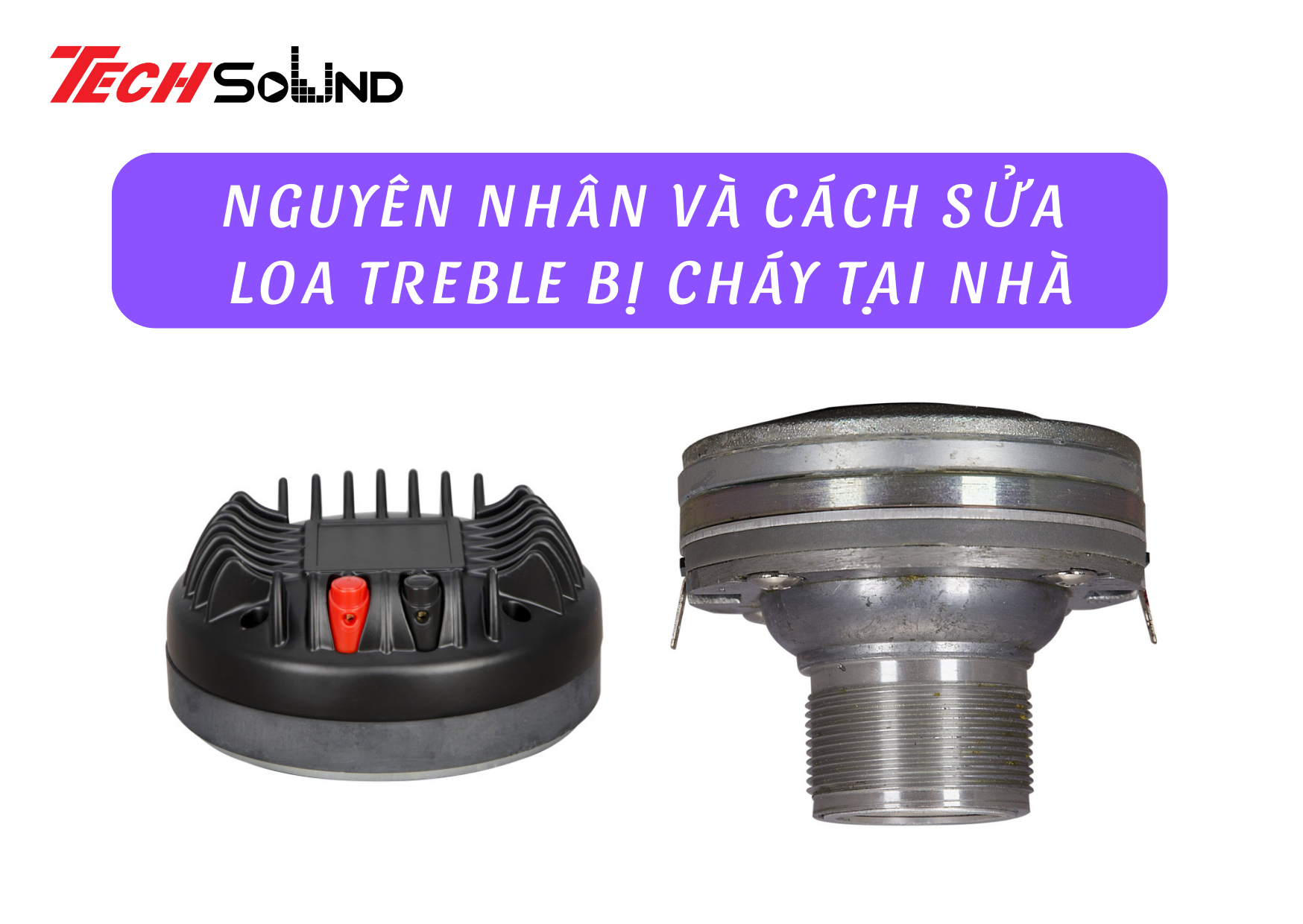 hinh anh nguyen nhan va cach sua loa treble bi chay don gian tai nha