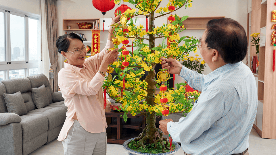 hinh anh goi y y tuong trang tri tet dep mat cho van phong gia dinh so 1