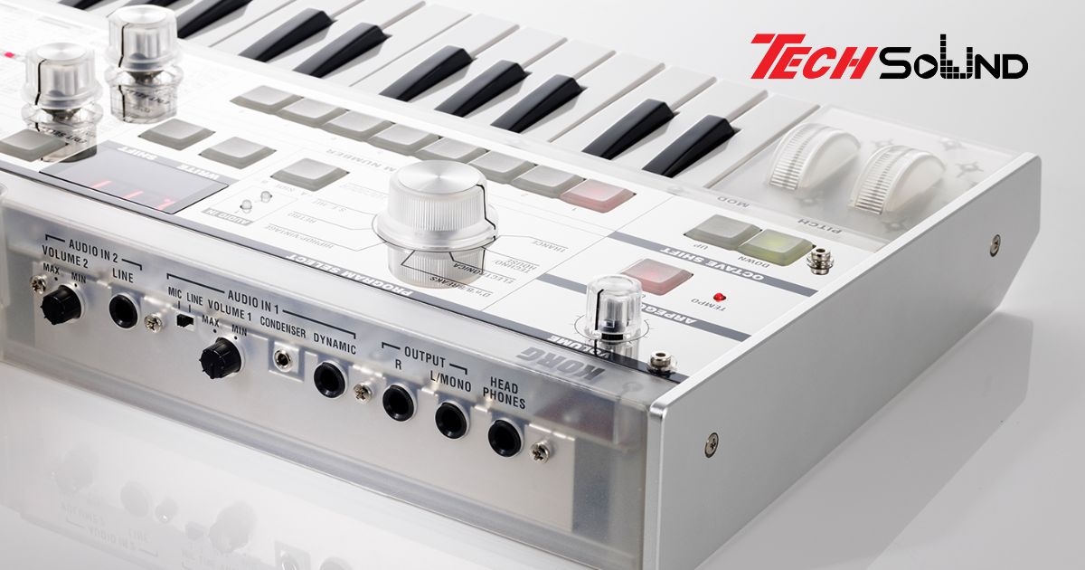 Synth trong suốt – Khi phần cứng trở thành tác phẩm trưng bày