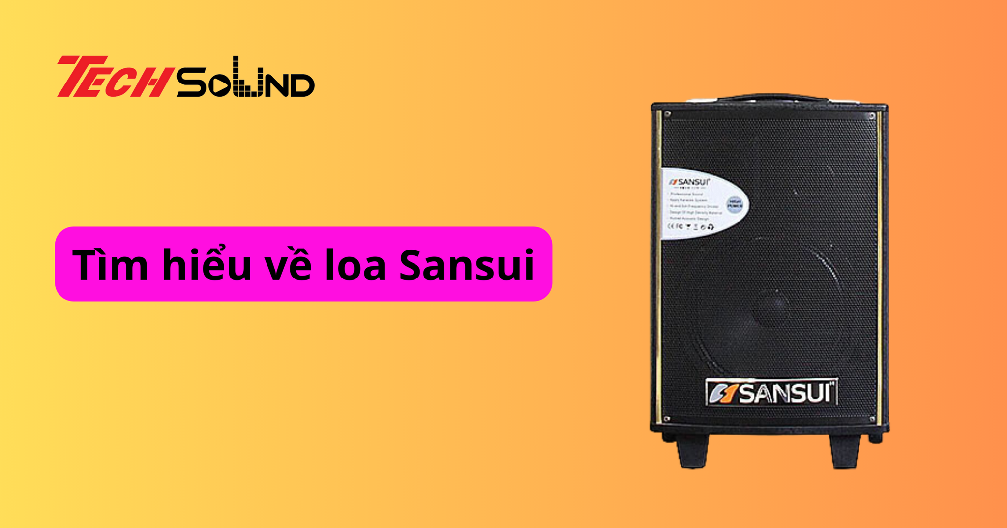 Tìm hiểu về loa Sansui