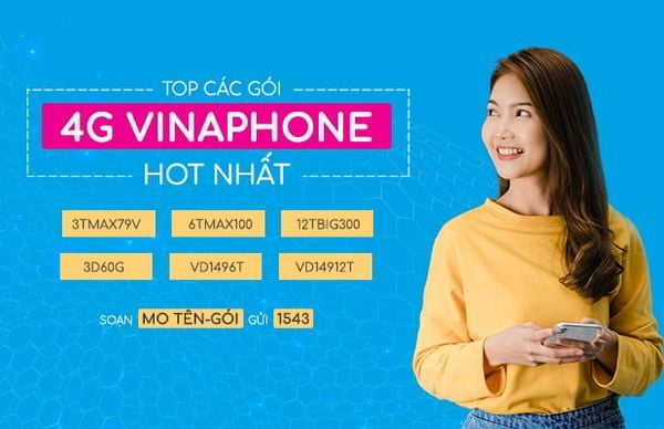 Gói cước của nhà mạng Vinaphone