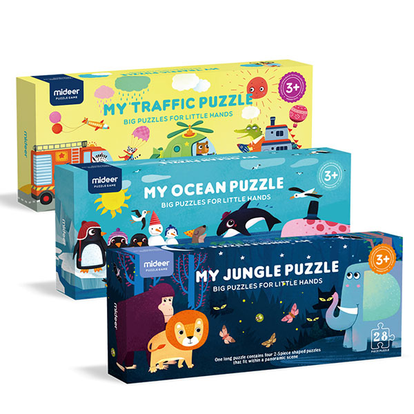 Bộ xếp hình My Ocean/Jungle/Traffic Puzzle tại KiddiHub Store