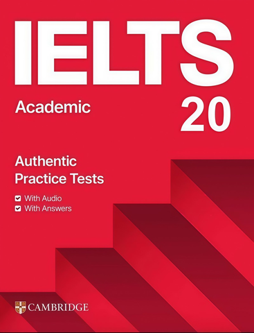 [PDF + Audio] Download Cambridge IELTS 20 chính thức (2025) bản đẹp