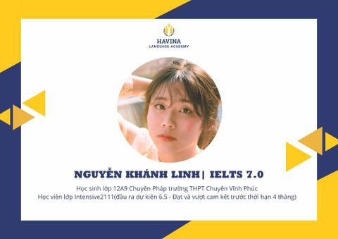 Nguyễn Khánh Linh - IELTS 7.0