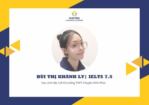 Bùi Thị Khánh Ly - IELTS 7.5