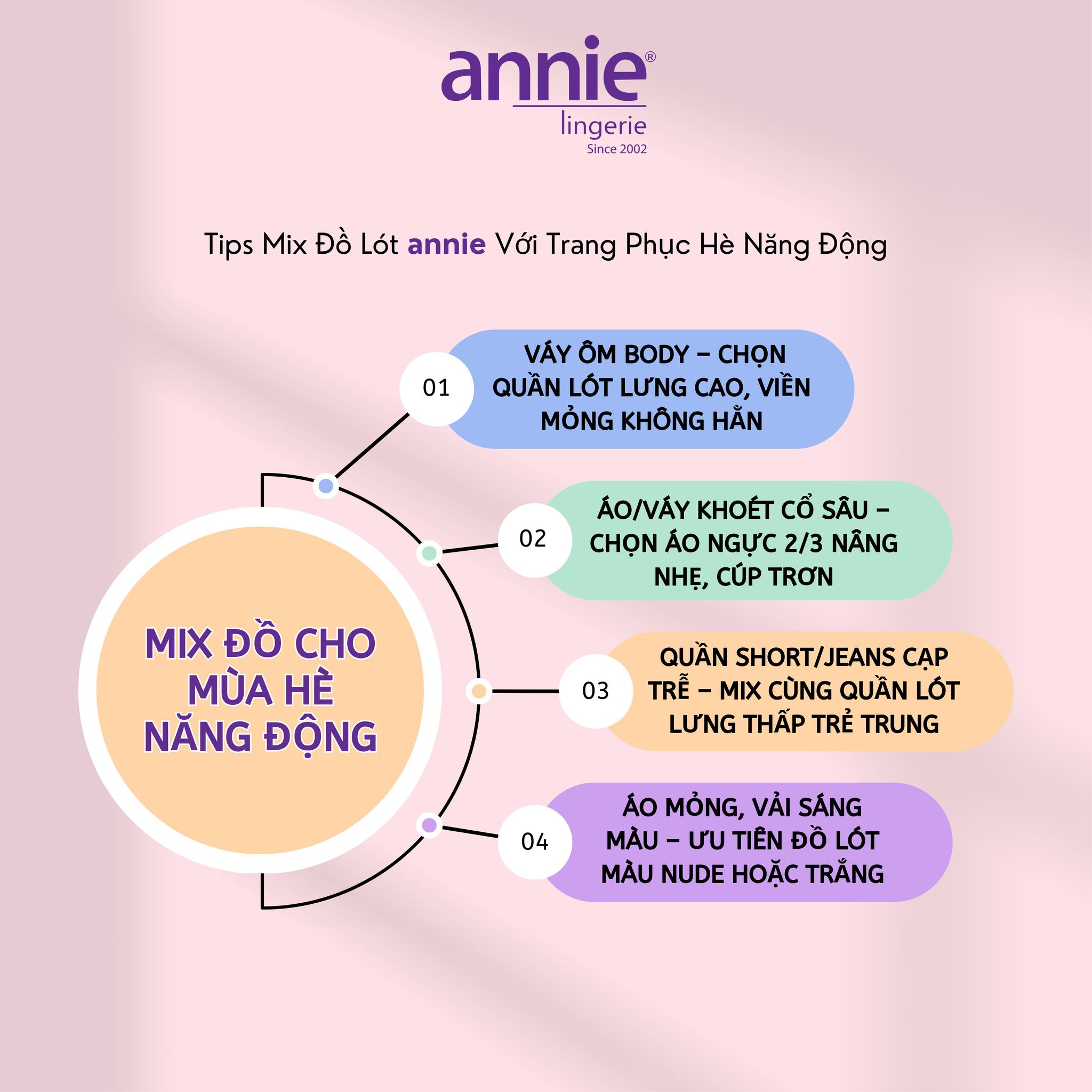 Tips Mix Đồ Lót annie Với Trang Phục Hè Năng Động