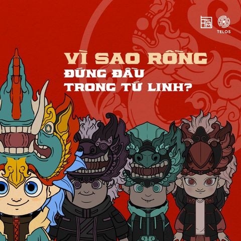 Why is the Dragon at the top of the Four Spirits?