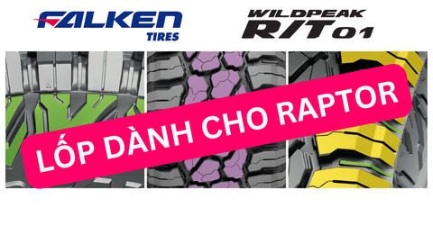 Lốp dành cho Ford Ranger Raptor: cân bằng onroad và offroad với Falken RT01