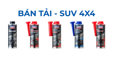 Phụ gia Liqui Moly Truck Series: Giải pháp chăm sóc vệ sinh bảo dưỡng động cơ cho xe bán tải, SUV 4x4, xe tải đời mới