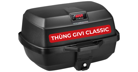 Givi giới thiệu các mẫu thùng Classic giá rẻ