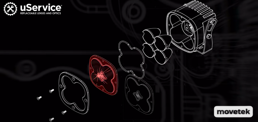 Công nghệ uService cho phép thay đổi màu sắc ánh sáng