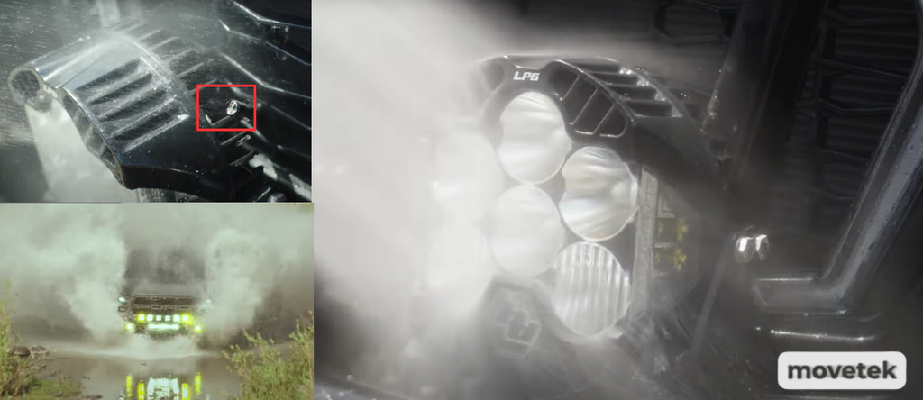 Thử nghiệm và đánh giá chống nước của đèn Baja Designs