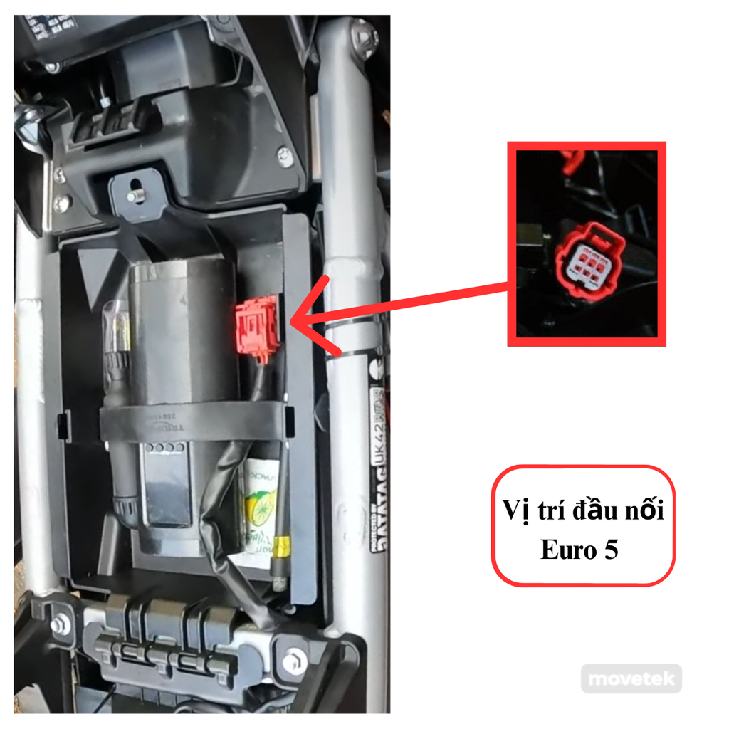 Vị trí đầu nối Euro 5
