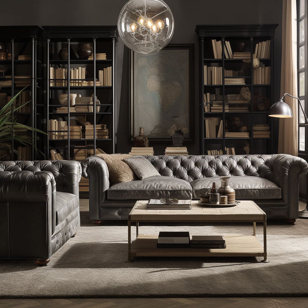 Khám Phá Vẻ Đẹp Bất Hủ Của Ghế Sofa Chesterfield Tại GUSOFA