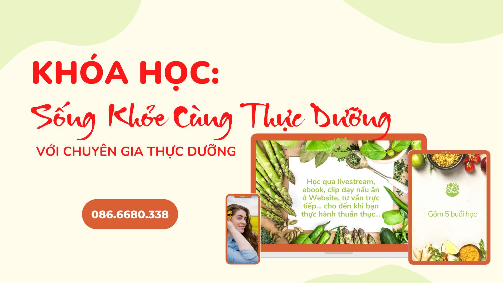 KHÓA HỌC: “SỐNG KHỎE CÙNG THỰC DƯỠNG” CÙNG CHUYÊN GIA THỰC DƯỠNG