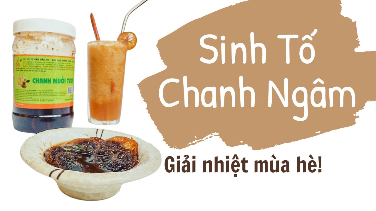 Pha Nước Chanh Ngâm Đường Uống Giải Khát Rất Tốt Cho Sức Khỏe