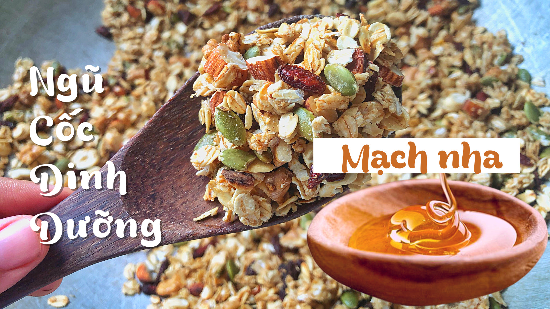 Ngũ Cốc Dinh Dưỡng Tự Làm Bổ Dưỡng, Ngon Bá Cháy/ Ngũ Cốc Giảm Cân/ Granola