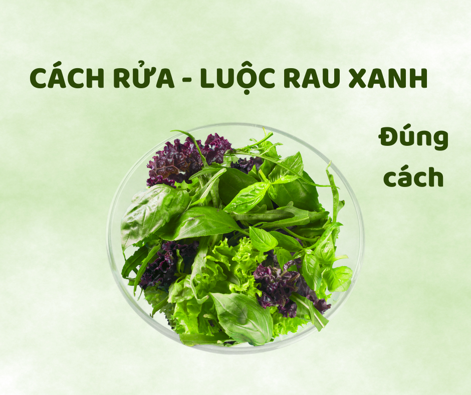 Cách Rửa Và Luộc Rau Xanh