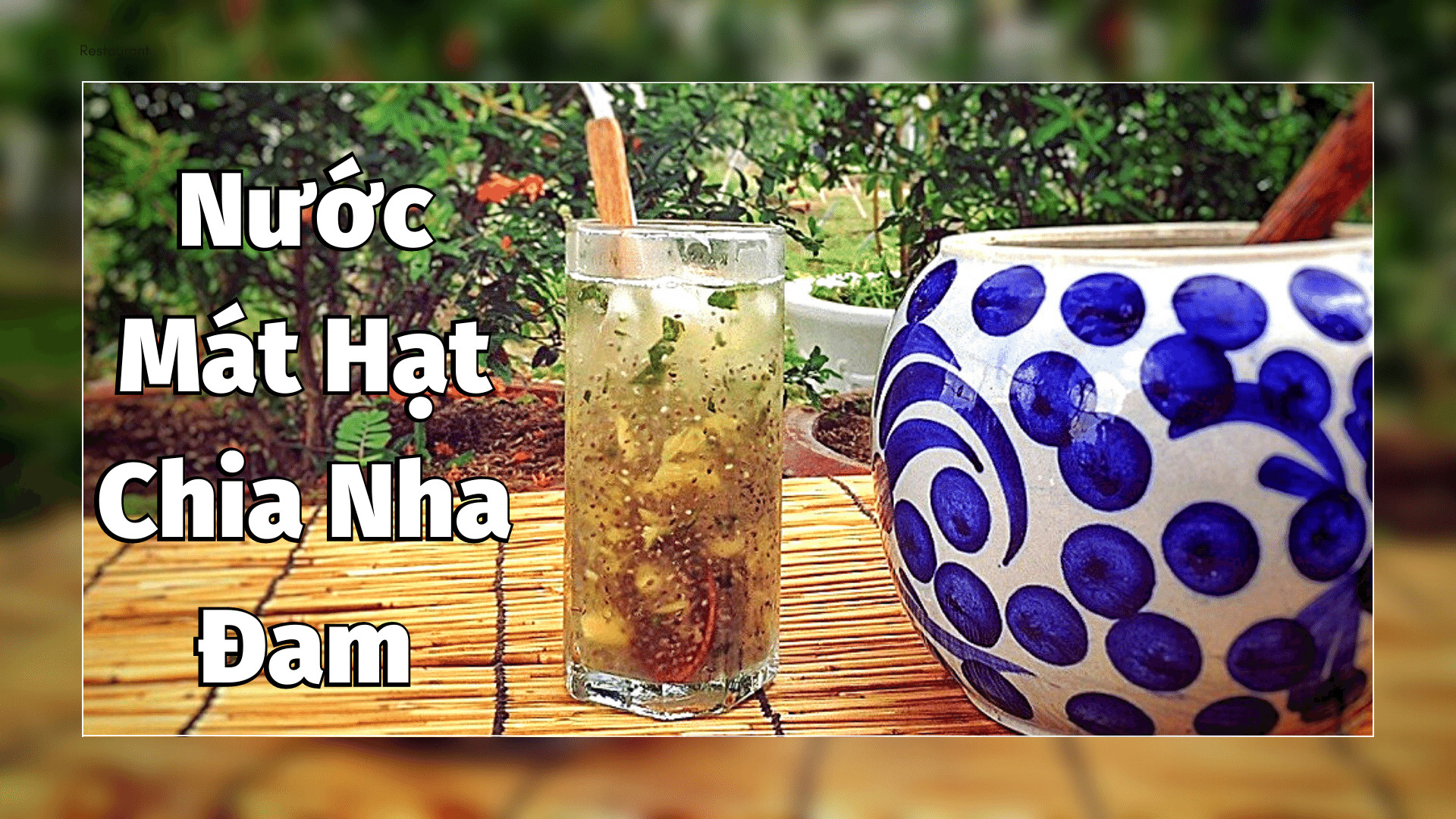 Nước Mát Hạt Chia, Nha Đam, Thơm, Tần Dày Lá, Chanh | Giải Nhiệt Mùa Hè