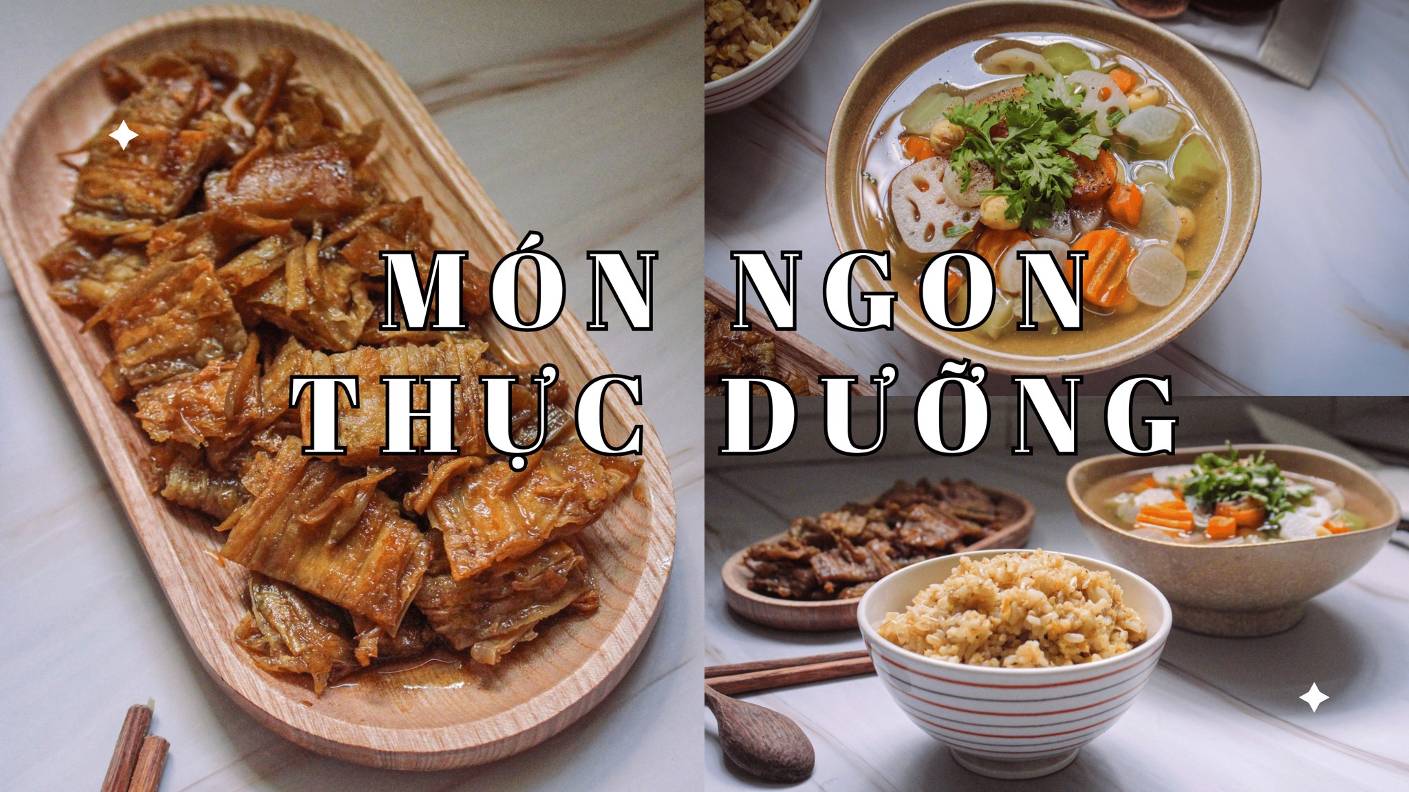 Tàu Hủ Ky Kho Gừng, Cơm Gạo Lứt- Đậu Lăng, Canh Rau Củ| Món Ngon Thực Dưỡng| Món Chay Dưỡng Sinh