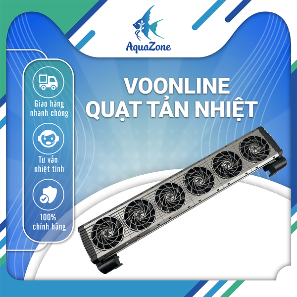 Quạt tản nhiệt Voonline kèm điều khiển thông minh 5 tốc độ dành cho bể thủy sinh