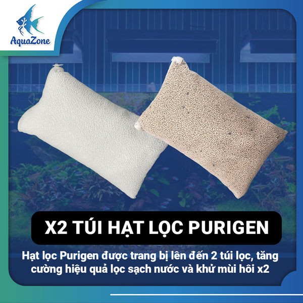 Hạt lọc Purigen Riverzone 1.8kg làm trong nước, khử mùi hôi, hạt lọc cải thiện chất lượng nước bể cá, bể thủy sinh
