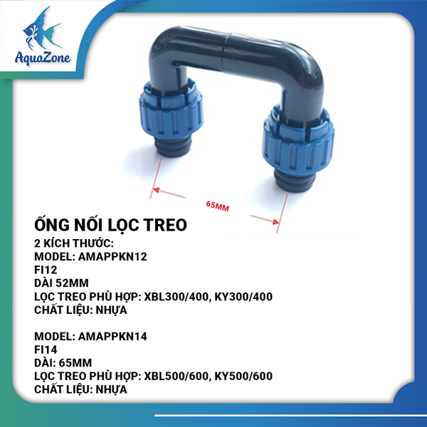 Phụ kiện của lọc treo Marine, Sunsun XBL ( ống nối, đầu xả nước, ống nối hút váng, ống nối lọc) Marine