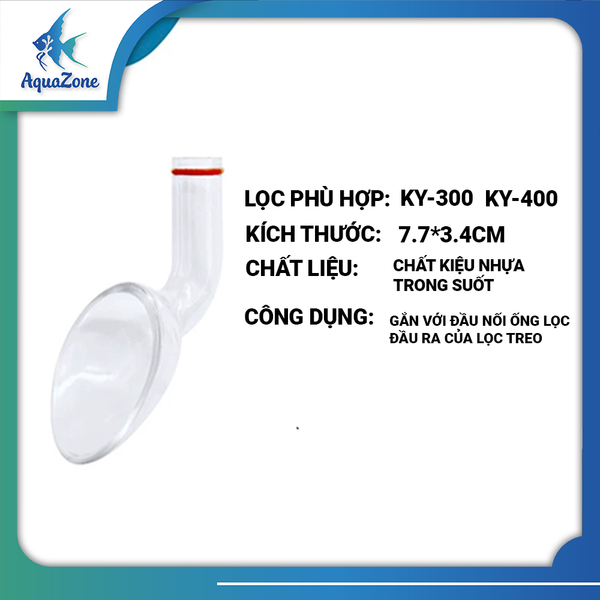 Phụ kiện của lọc treo Marine, Sunsun XBL ( ống nối, đầu xả nước, ống nối hút váng, ống nối lọc) Marine