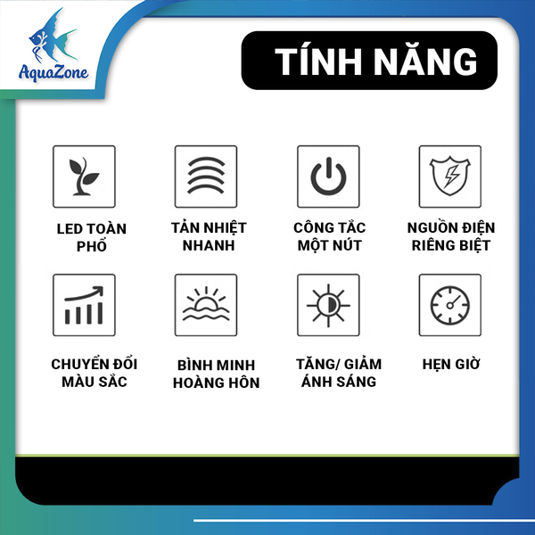 Đèn máng thủy sinh Weekaqua V series WRGB