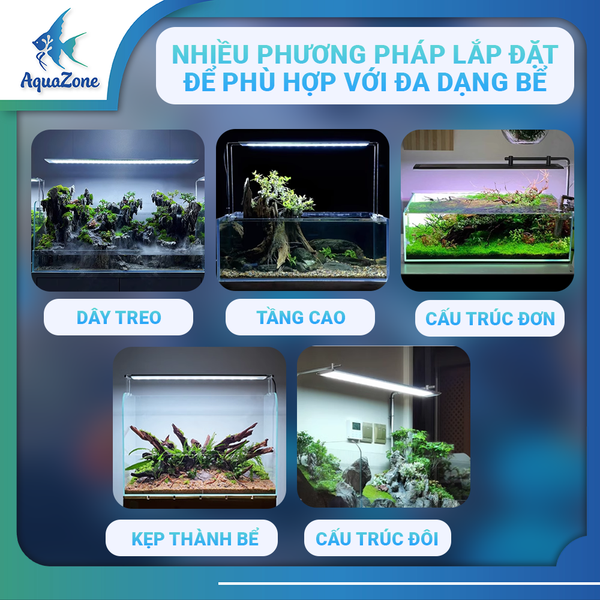 Đèn máng thủy sinh Weekaqua V series WRGB