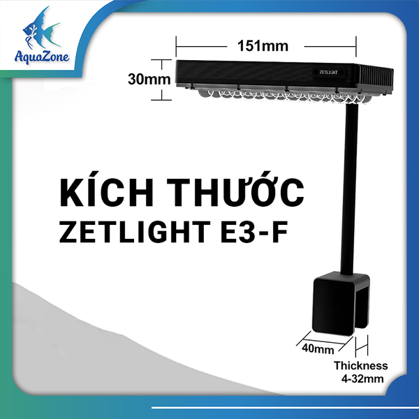 Thông số kỹ thuật Đèn Led Zetlight E3-F
