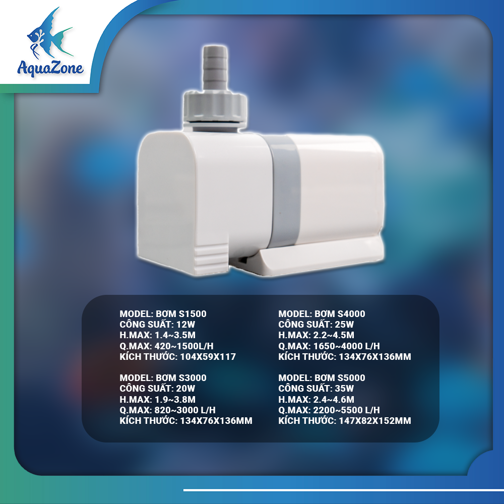 thông số kỹ thuật Máy Bơm Nước Netlea S4000