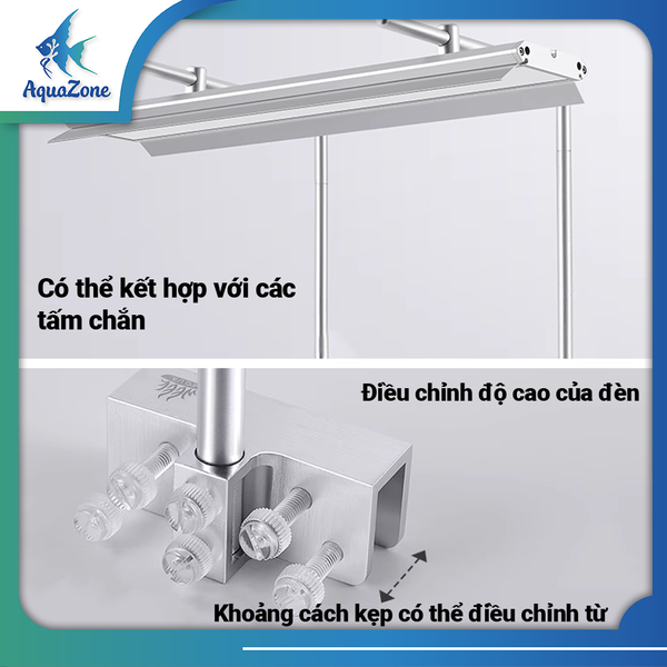 Weekaqua M-D RGBUV phiên bản giá treo sử dụng remote