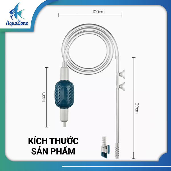 Dụng cụ thay nước bể cá Cherlam 80cm dễ dàng thao tác, thay nước nhanh chóng