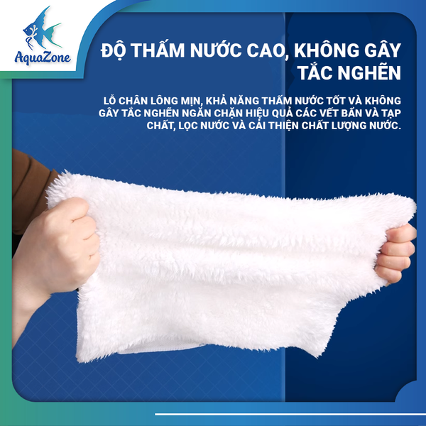 Bông lọc mềm mịn Voonline siêu dày dặn, bông lọc mềm mịn
