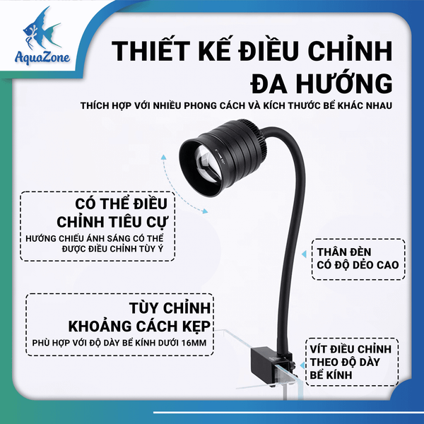 ưu điểm Đèn Rọi Bể Cá WEEKAQUA NP10