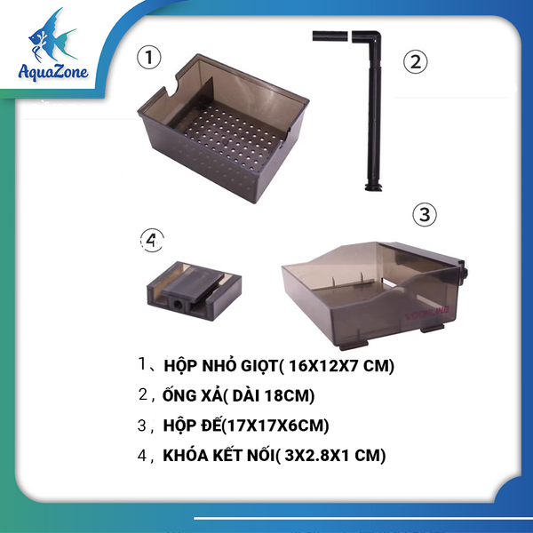 Hộp lọc dàn mưa Voonline cho bể cá