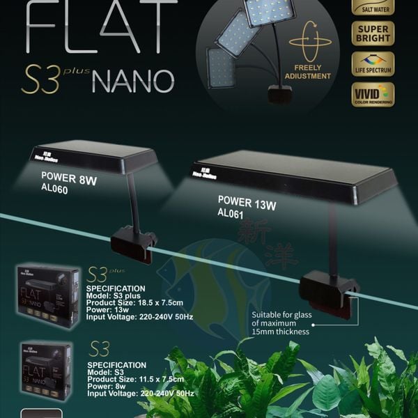 Đèn Flat NaNo S3 Plus