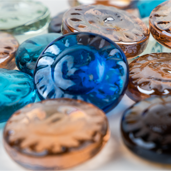 Sỏi trang trí chậu cây, bể cá, sỏi thủy tinh đa dạng kiểu dáng đặc biệt, bắt mắt, nhiều màu sắc