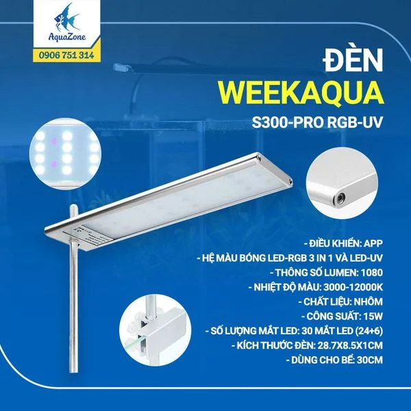 【美品】WEEK AQUA S300pro LEDライト RGBライト 30cm S300-450 RGB TH – WEEK AQUA