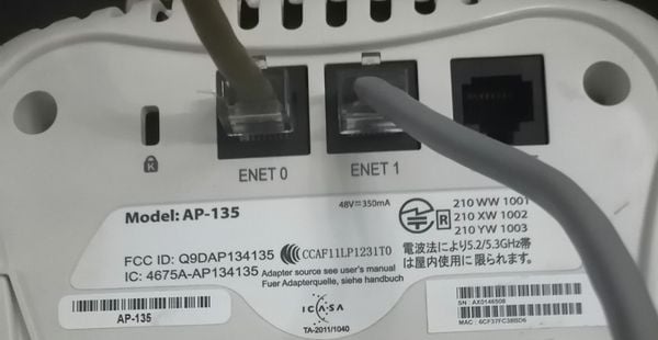 Cho Phép kết nối internet các cổng ENET 1,2,3 Trên AP ARUBA