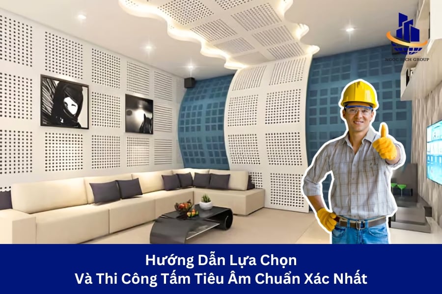 Hướng Dẫn Lựa Chọn Và Thi Công Tấm Tiêu Âm Chuẩn Xác Nhất