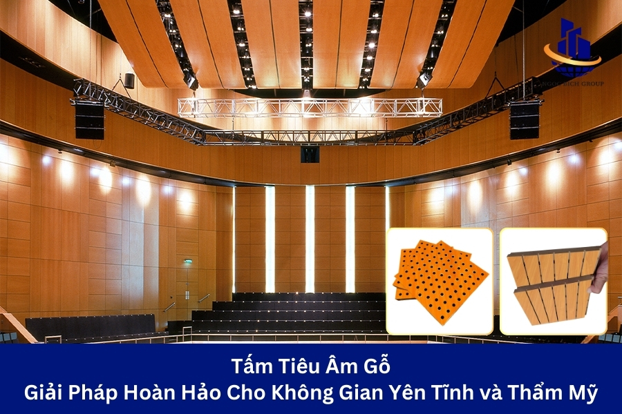 Tấm Tiêu Âm Gỗ: Giải Pháp Hoàn Hảo Cho Không Gian Yên Tĩnh và Thẩm Mỹ