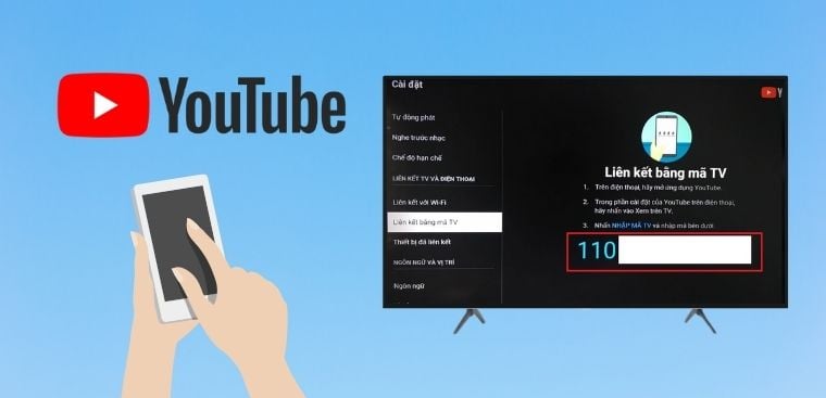 Cách lấy mã ghép nối tivi và chiếu video YouTube từ điện thoại lên tivi siêu nhanh