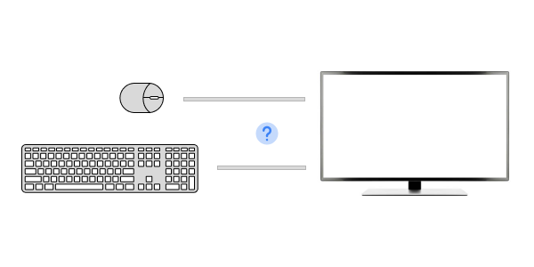 Cách kết nối chuột bàn phím không dây có dây với các loại Tivi