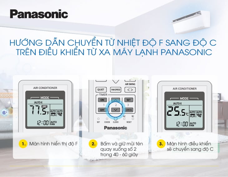 Hướng Dẫn Sử Dụng Remote Điều Hòa Panasonic