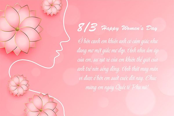Thiệp, hình ảnh chúc mừng 8/3